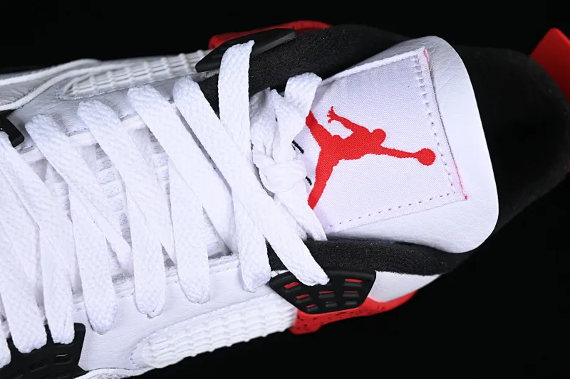 All categories Air Jordan Jordan series basketball shoes Air Jordan 4 LJR version Air Jordan 4 Red "Cement" AJ4 Joe 4 red cement reverse flame red DH6927-161